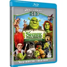 Blu Ray Shrek Para Sempre 3D + 2D - R$9,99