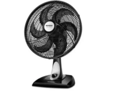 Ventilador de Mesa 40cm com 6 Pás e 3 Velocidades Premium Black NV-41-6P - Mondial  - R$ 90