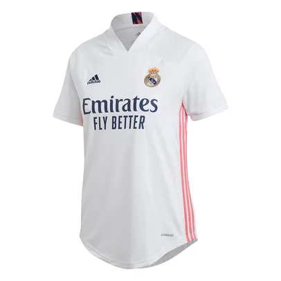 Camisa Real Madrid Home 20/21 s/n° Torcedor Adidas Feminina