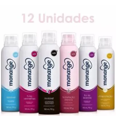 [LOJA FÍSICA] Desodorante Monange - R$ 4,99