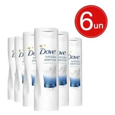 Kit Loção Hidratante Dove Nutrição Essencial 200ml - 6 Unidades | R$29