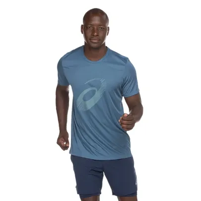 Camiseta asics Manga Curta Logo Camaleão - Masculina gg