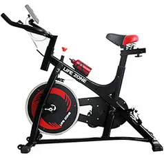 [SC R$ 179,99]Bicicleta ergométrica mecânica spinning até 100kg lifezone