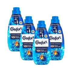 Kit 4 Amaciantes Concentrado Comfort Original 1L