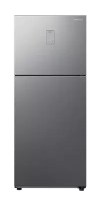 Geladeira Samsung Evolution RT44 com POWERvolt Inverter Duplex 440L Inox Look Bivolt