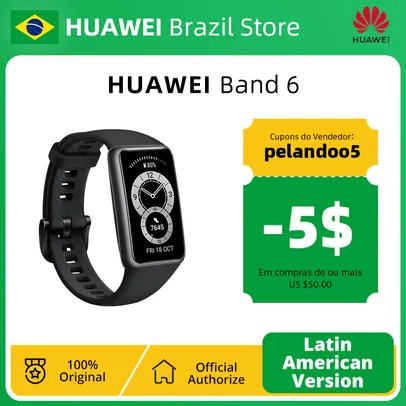 Smartband Huawei band 6 - Versão América Latina | R$221