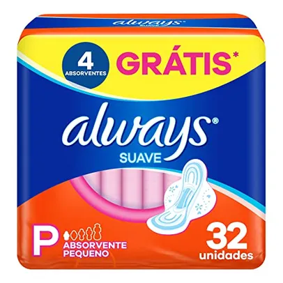 [Rec/Min 2] Always Absorvente Super Proteção Suave Com Abas 32 Unidades