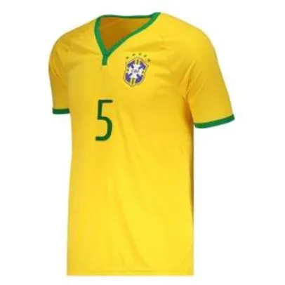 Camisa Brasil CBF 5 Casemiro - R$ 36