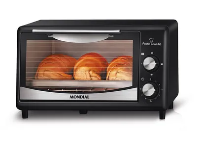 Foto do produto Forno Elétrico Mondial Pratic Cook 6L FR-09 Preto