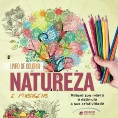 [Saraiva] Livro de colorir Natureza e Paisagens - R$4,90