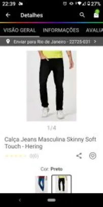 Calça jeans Skkiny Masculina - R$50