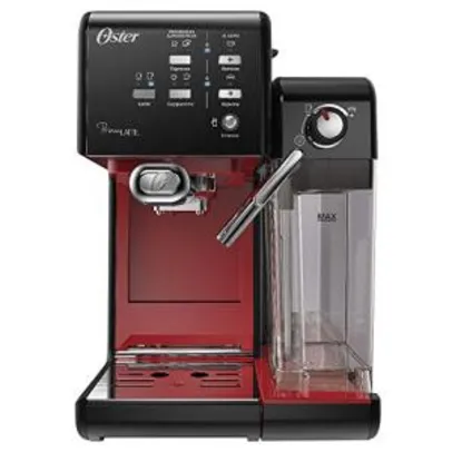 Saindo por R$ 650: [PRIME] Cafeteira Espresso Prima Latte II, Vermelho, 110v, Oster | Pelando