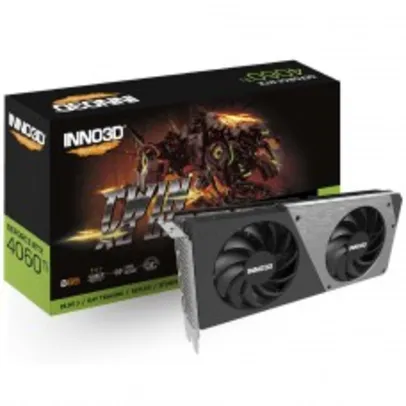 Placa de Vídeo INNO3D NVIDIA GeForce RTX 4060 Ti TWIN X2 OC, 8GB, GDDR6, DLSS, Ray Tracing, N406T2-08D6X-171153N