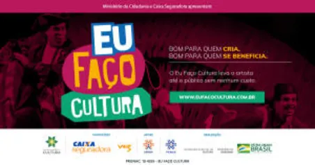 Ingressos gratuitos para eventos culturais