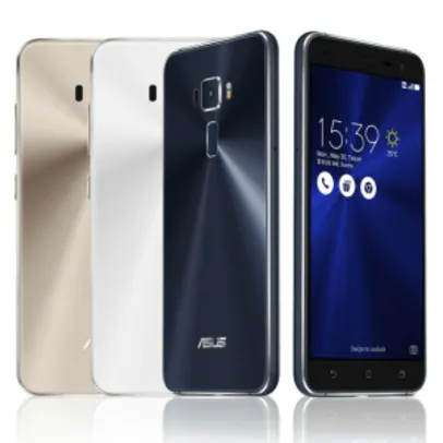 [Carrefour] Smartphone Asus Zenfone 3 Tela 5,5" 4 GB, Câmera 16 MP Android 6.0 - Por 1,582.13 em até 10x S/j