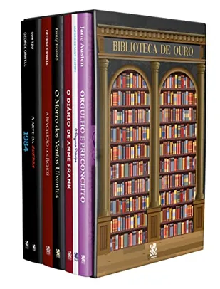 (R$6,89 cada) Coleção Biblioteca de Ouro - Box com 7 Livros