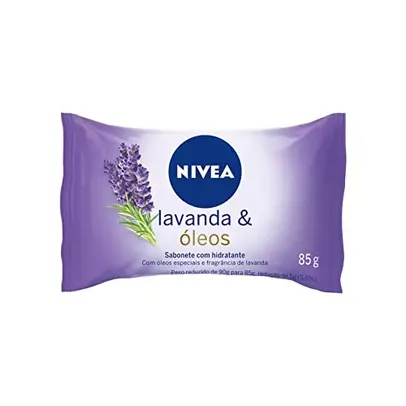 [REC] NIVEA Sabonete em Barra Lavanda & Óleos 85g - Limpa e cuida da pele, com óleos vegetais