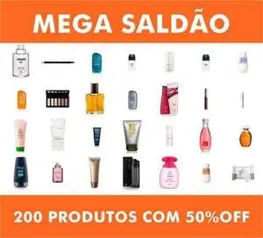 200 Produtos com 50%OFF por tempo limitado