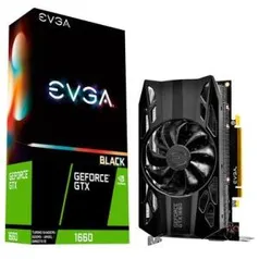 Placa de Vídeo EVGA NVIDIA GeForce GTX 1660 GDDR5 | R$1.600