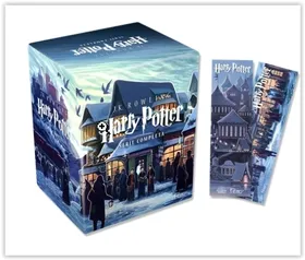 Coleção Harry Potter - 7 Volumes (português) Capa Comum + Marcador Exclusivo - 1ª Ed. | R$ 100