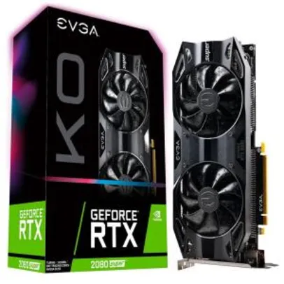 Placa de Vídeo EVGA NVIDIA GeForce RTX 2080 Super KO Gaming, 8GB, GDDR6 - 08G-P4-2083-KR