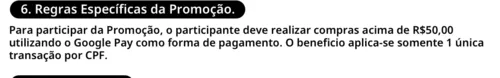 Imagen na descrição da promoção