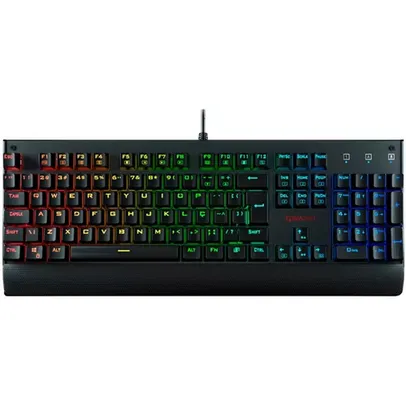 Teclado Mecânico Gamer Redragon Kala RGB, Switch Brown, ABNT-2, K557RGB