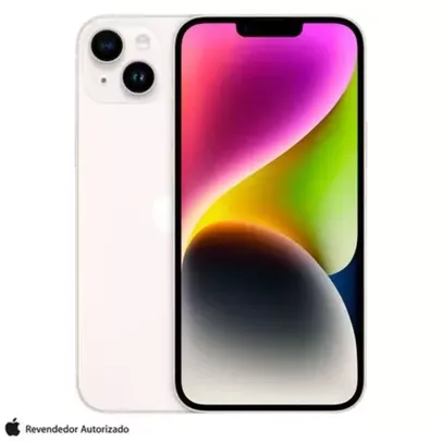 iPhone 14 Plus Apple (128GB) Estelar, Tela de 6,7", 5G e Câmera de 12MP