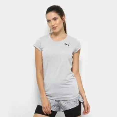 Camiseta Puma Active Feminina - Cinza | R$50