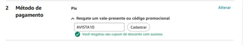 Imagen na descrição da promoção