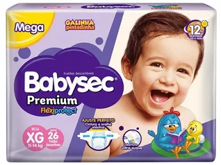 (Cliente Ouro) Fralda babysec premium xg | R$13,28