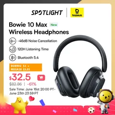 Baseus Bowie 10 Max Wireless Headphones