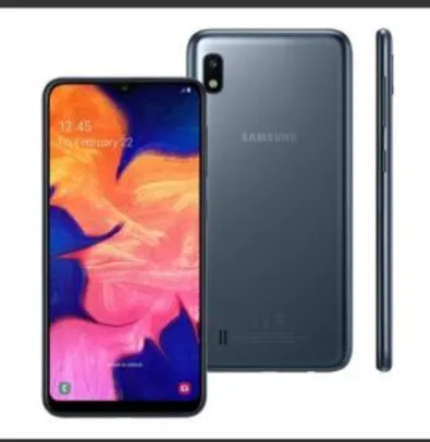 Smartphone Samsung Galaxy A10 Preto 32GB | R$699