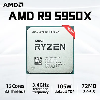 Processador AMD Ryzen 9 5950X 