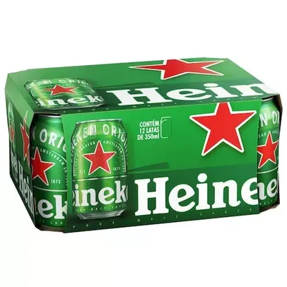 (APP) Cerveja Heineken Pilsen 12 Unidades Lata 350ml 