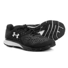 Tênis Under Armour Charged Rebel SA Feminino - Preto e Cinza