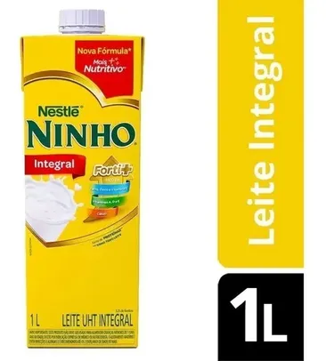 [11unid.] Leite Integral Nestlé Ninho 1l | R$3 cada| R$17