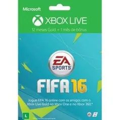 (Walmart) Xbox Live Gold 12 Meses FIFA 16 + 1 Mês de EA Access