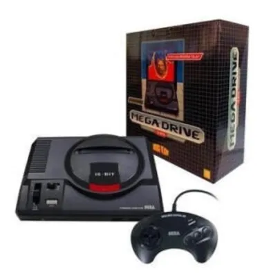 Console Mega Drive Tec Toy + 1 Controle + 22 Jogos na Memória | R$ 300