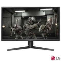 Monitor Gamer 27” LG FHD com Frequência de 240Hz e 1ms MBR - 27GK750F-B.AWZ