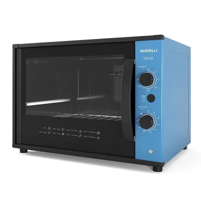 Foto do produto Forno Elétrico 60 Litros Bancada Top 60 Nardelli Azul 220V