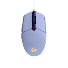 [Reembalado] Mouse Gamer Logitech G203 LIGHTSYNC RGB 6 Botões Programáveis e Até 8.000 D