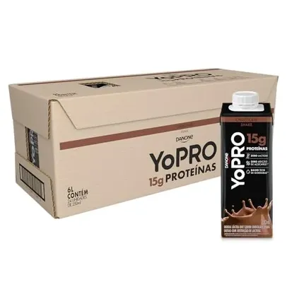 [REC]Pack YoPRO Bebida Láctea UHT Chocolate 15g de proteínas 250ml - 24 unidades (5,34/unid)