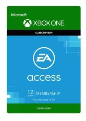 EA Access 12 meses p/ Xbox One - R$71