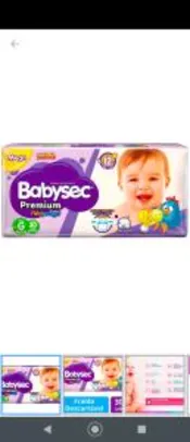 [APP+CLIENTE OURO] Fralda Babysec G 30 unidades R$11