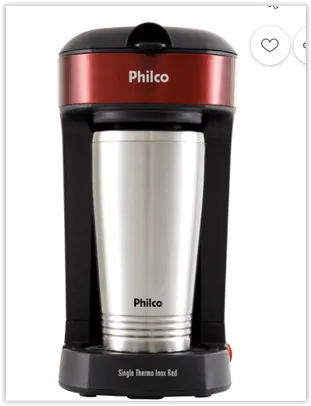 [Reembalado] Cafeteira Single Thermo Inox Red Pcf21 Philco 127v | R$ 100
