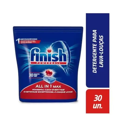 Detergente De Máquina De Lavar Louças Finish 30 Tabs - Detergente