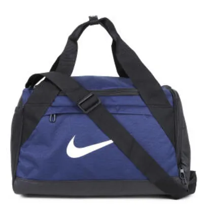 Mala Nike Brasilia Small Duff - Azul e Preto Único | R$73