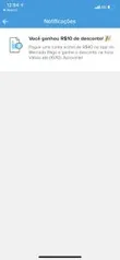 [Usuários selecionados] 10 off pagando conta de 40,00 no mercado pago