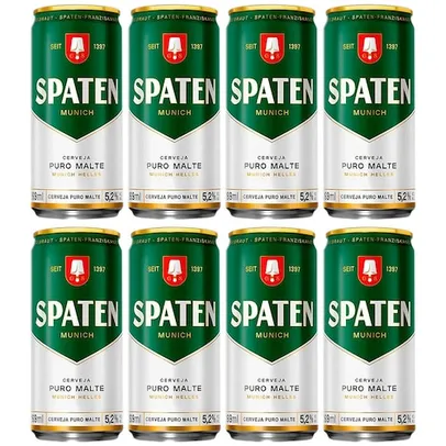 Cerveja Spaten Puro Malte Lata 269ml Pack - 8 unidades